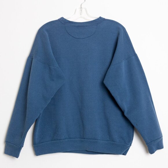 Vintage University of Manitoba Sweatshirt 90s Balboa Beach Club Blue Large - Picture 2 of 13